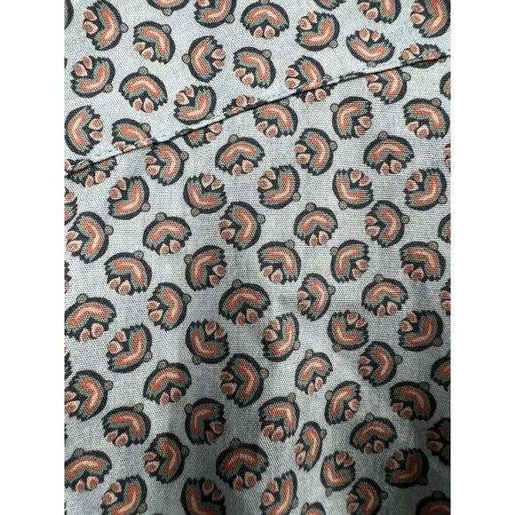 Kurt River Men's Slim Fit Shirt XL Pink Blue Rare Long Sleeve Button Up Spread - Picture 3 of 10